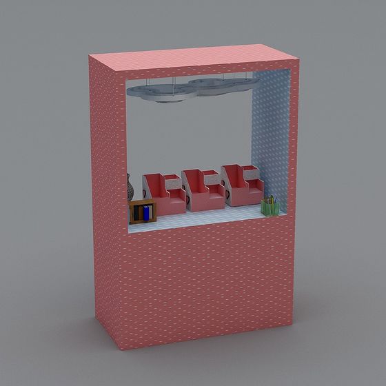 Modern Urban Workspace 3D model