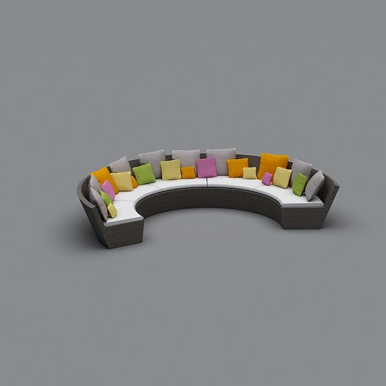 Urban Oasis 3D model Sofa for Modern Living