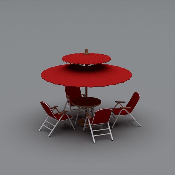 Summer Courtyard 3D model