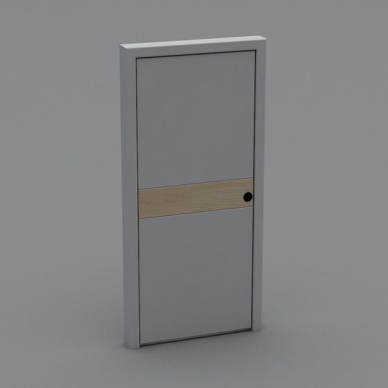 Sleek 3D Door Model for Creative Spaces