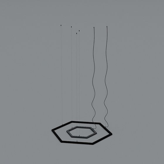 Stylish Minimalist Geometric 3D model