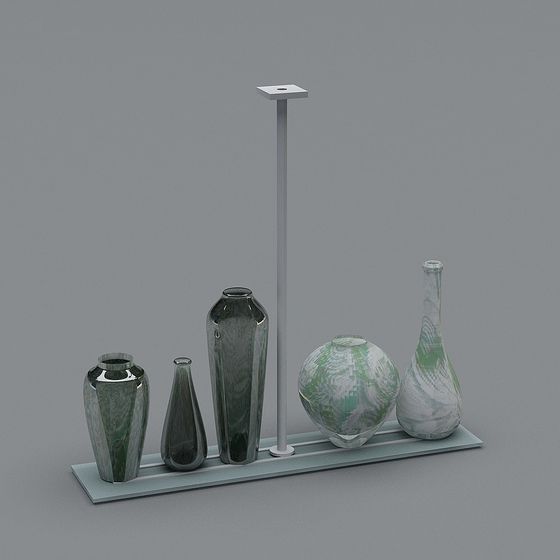Glass Art Display Stand 3D model