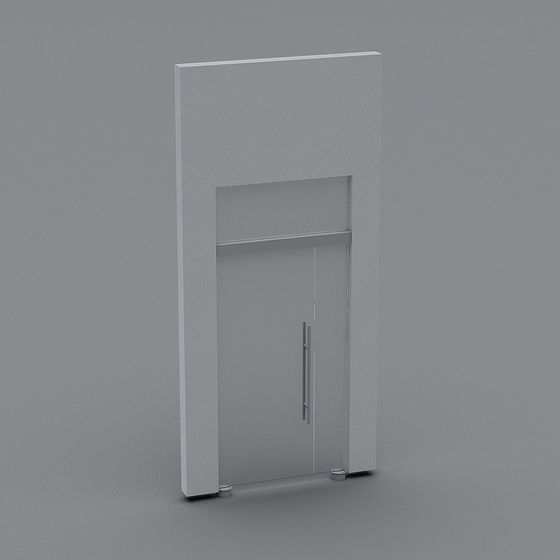 Elegant Minimalist Door Frame 3D model