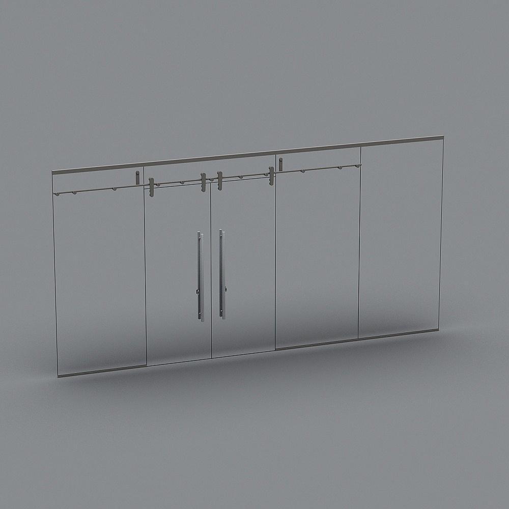 Double glass door