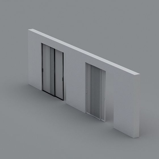 Modern City Gate 3D model