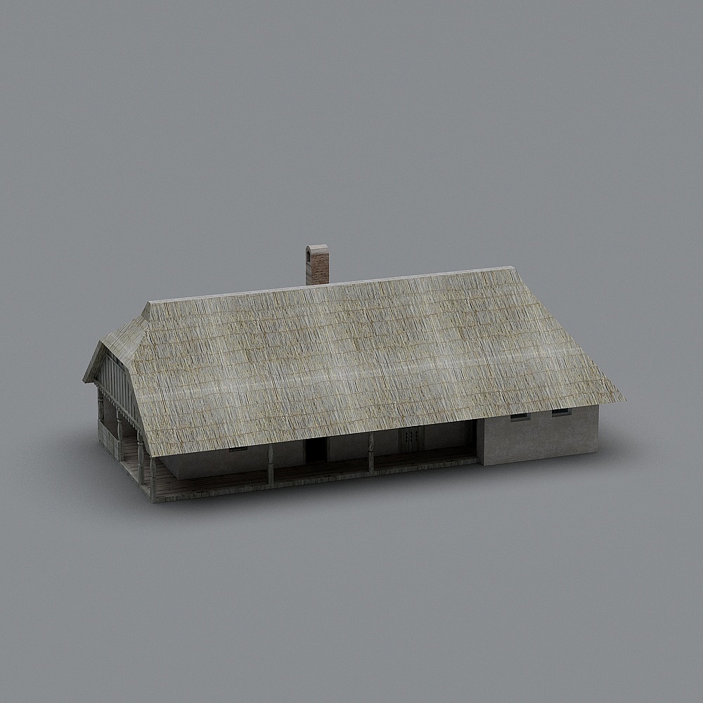 Japanese thatched house