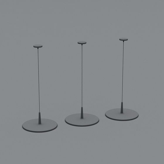 Minimalist Floor Stands 3D model
