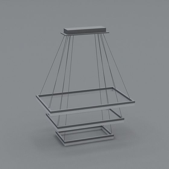 Hanging Display Rack 3D model