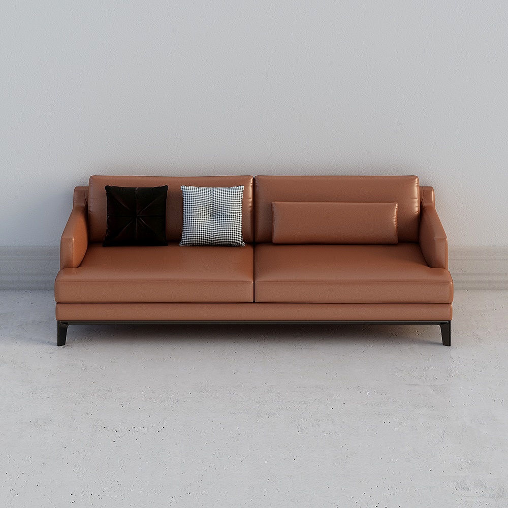 Four-seater sofa 3D model