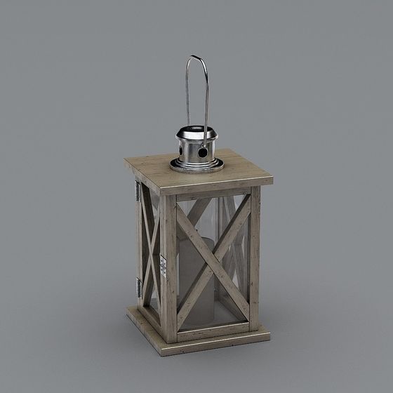 Vintage Candle Holder 3D model