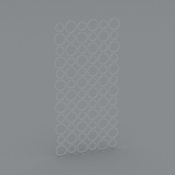 Transparent Ring Screen 3D model