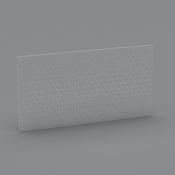 Geometric Low-Polygon Wall Decoration 3D model