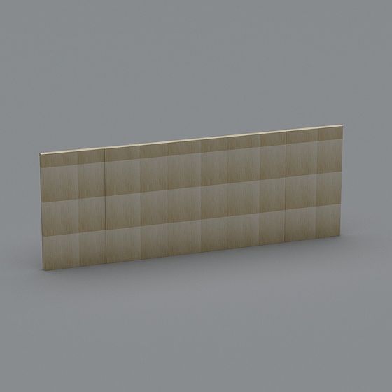 Wood Grain Partition 3D model