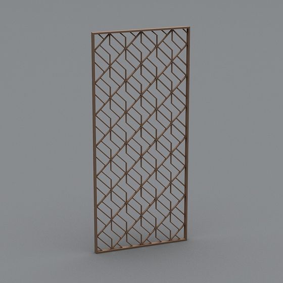 Elegant Geometric 3D Model for Modern Interiors