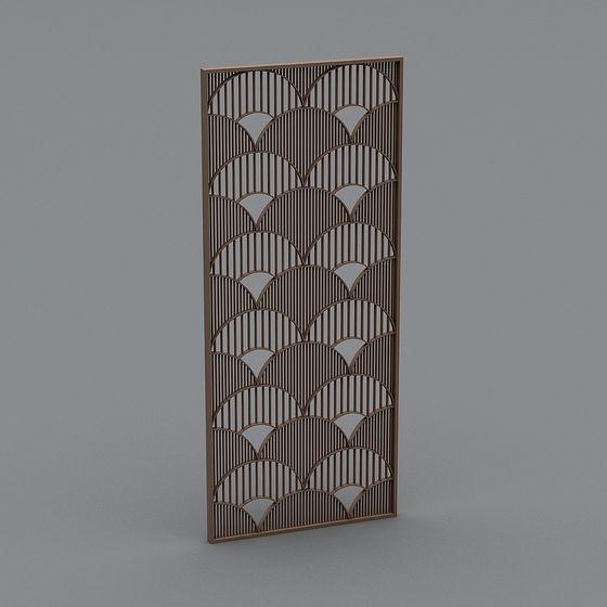 Stylish Low-Poly Screen 3D model