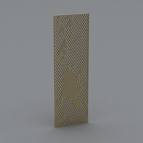 Unique Honeycomb Screen 3D model for Modern Design