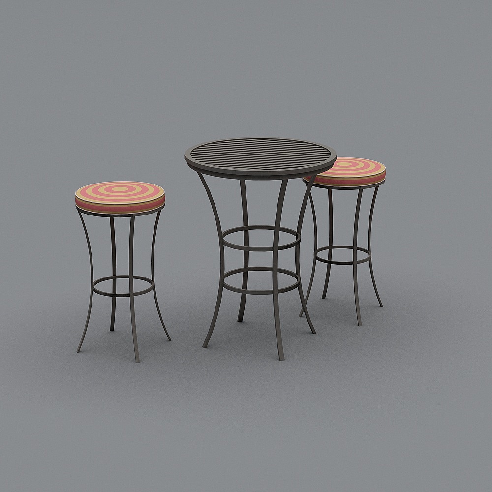 Outdoor tables and chairs