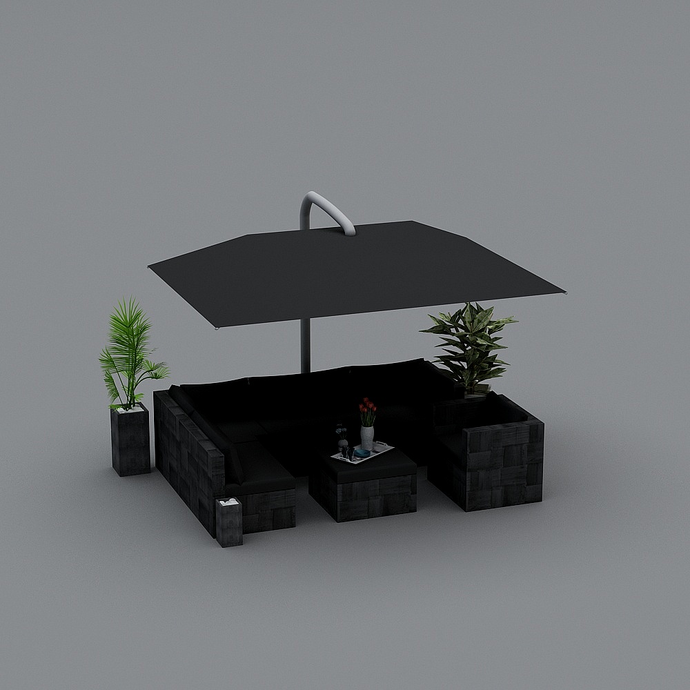 Outdoor tables and chairs