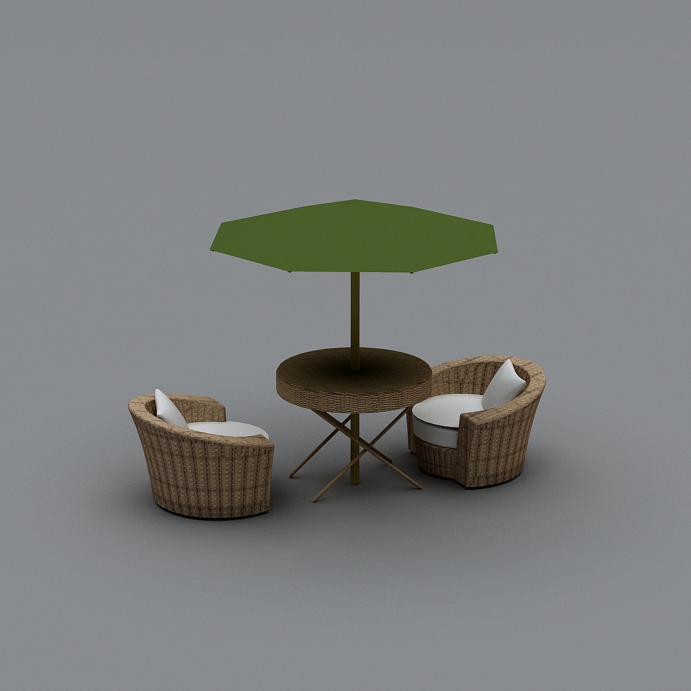 Outdoor tables and chairs