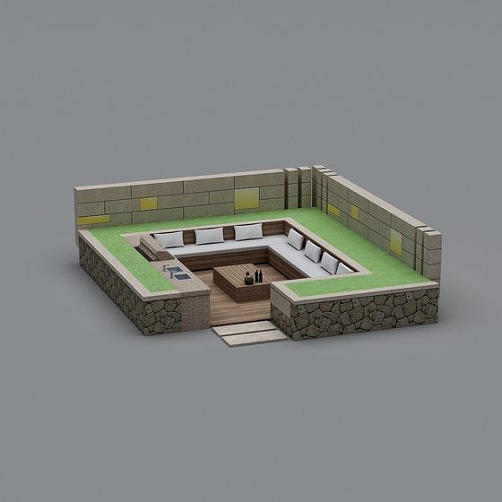 Low-Poly Nature-Inspired 3D Model for Modern Spaces