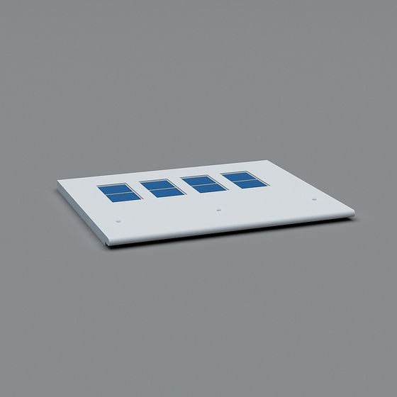 City Window Frame 3D model