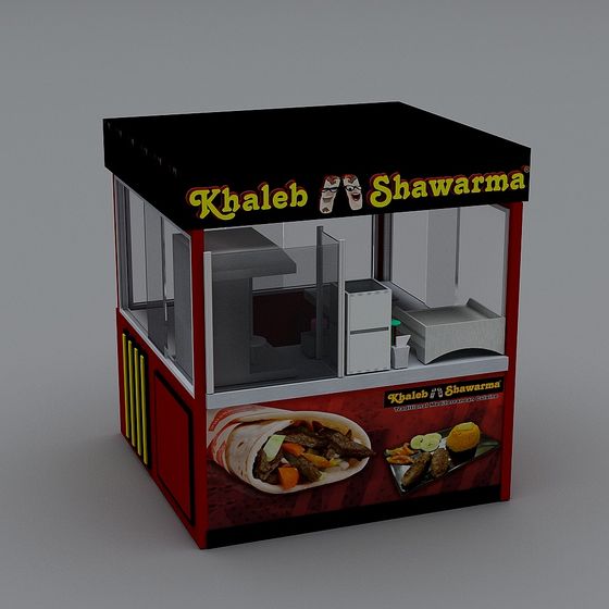 Khaleb Shawarma 3D model for Creative Projects