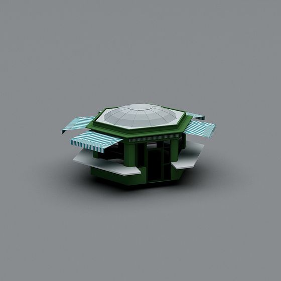 City Oasis Pavilion 3D model