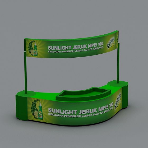 Sunlight Lime 100 Display Stand 3D model
