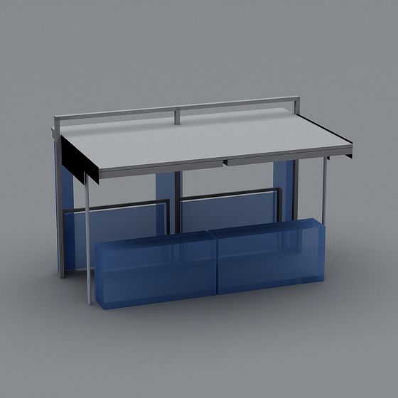City Workstation 3D model for Modern Design