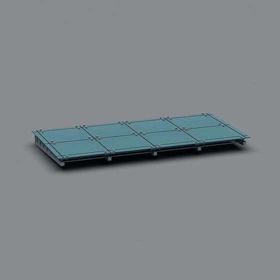 Futuristic Floating Platform 3D model