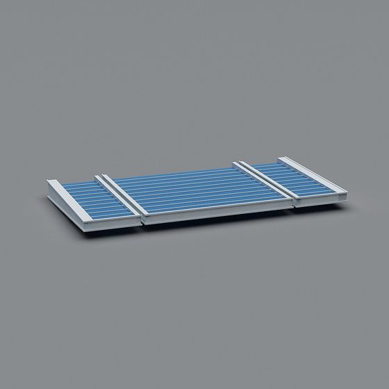 Low Poly Solar Panel 3D model for Modern Architecture