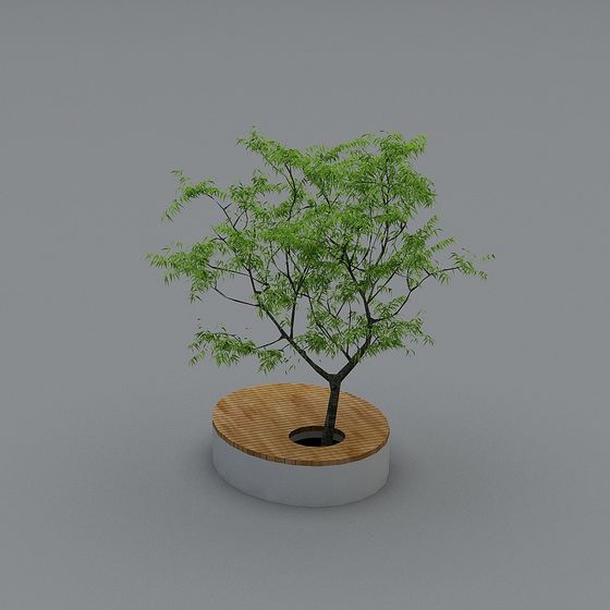 Urban Oasis 3D Model for Modern Design