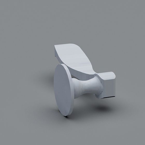 Unique Low-Poly Style Chair 3D model