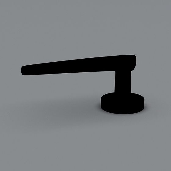 Stylish 3D Model Door Handle for Various Projects