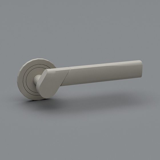 Modern Elegant Door Handle 3D model