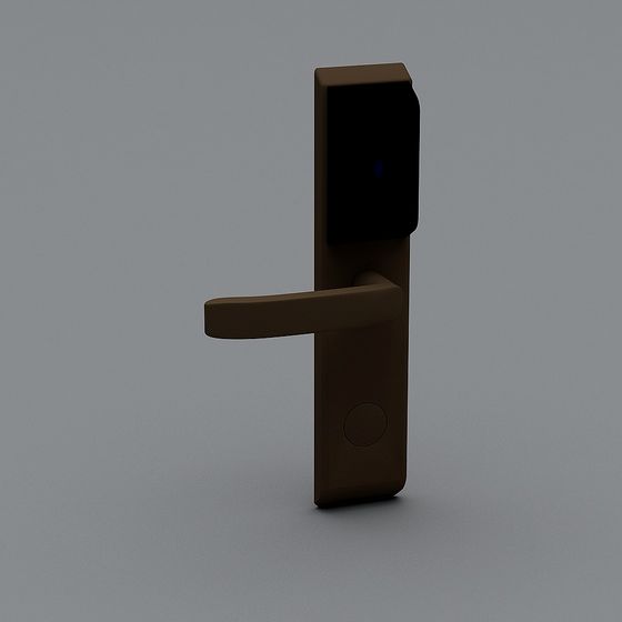 Elegant Smart Door Lock 3D model for Contemporary Use