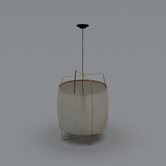 Luminous Sphere Pendant Light 3D model for Modern Spaces