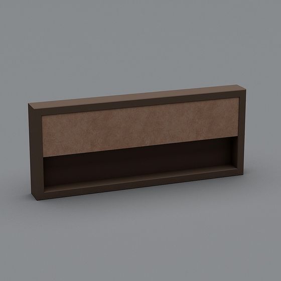 Urban Bookshelf 3D model for Modern Interiors