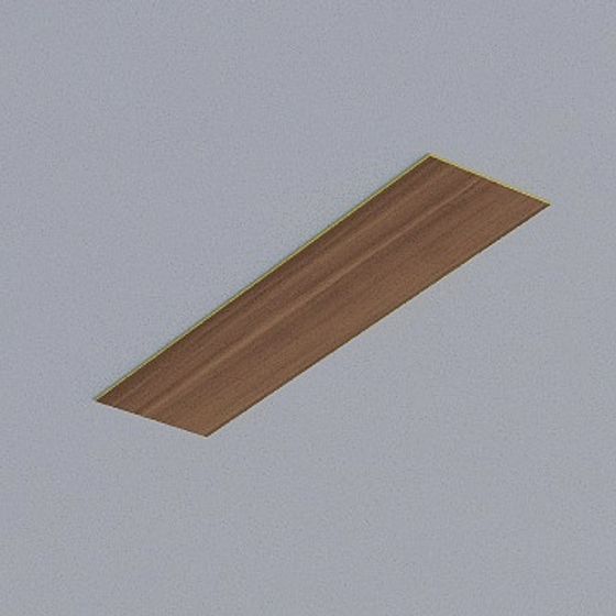 Honeycomb Panel 3D Model in Gray