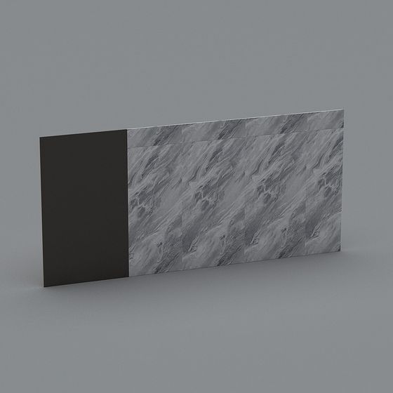 Unique Low-Poly Marble Texture 3D Model