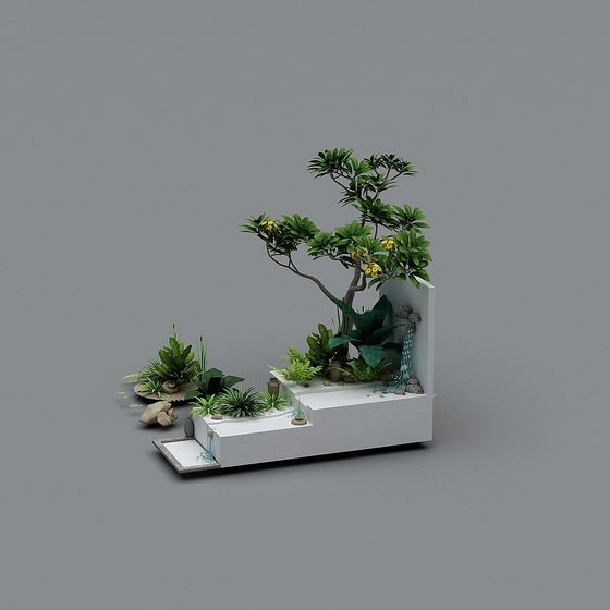 Forest Secret Realm 3D Model for Creative Projects