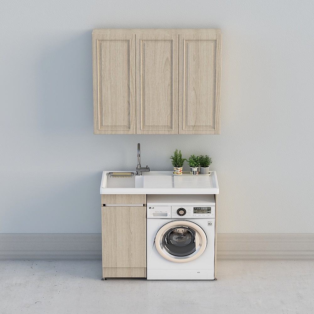 Washer cabinet
