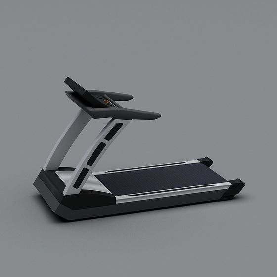 Stylish Low-Poly Treadmill 3D model