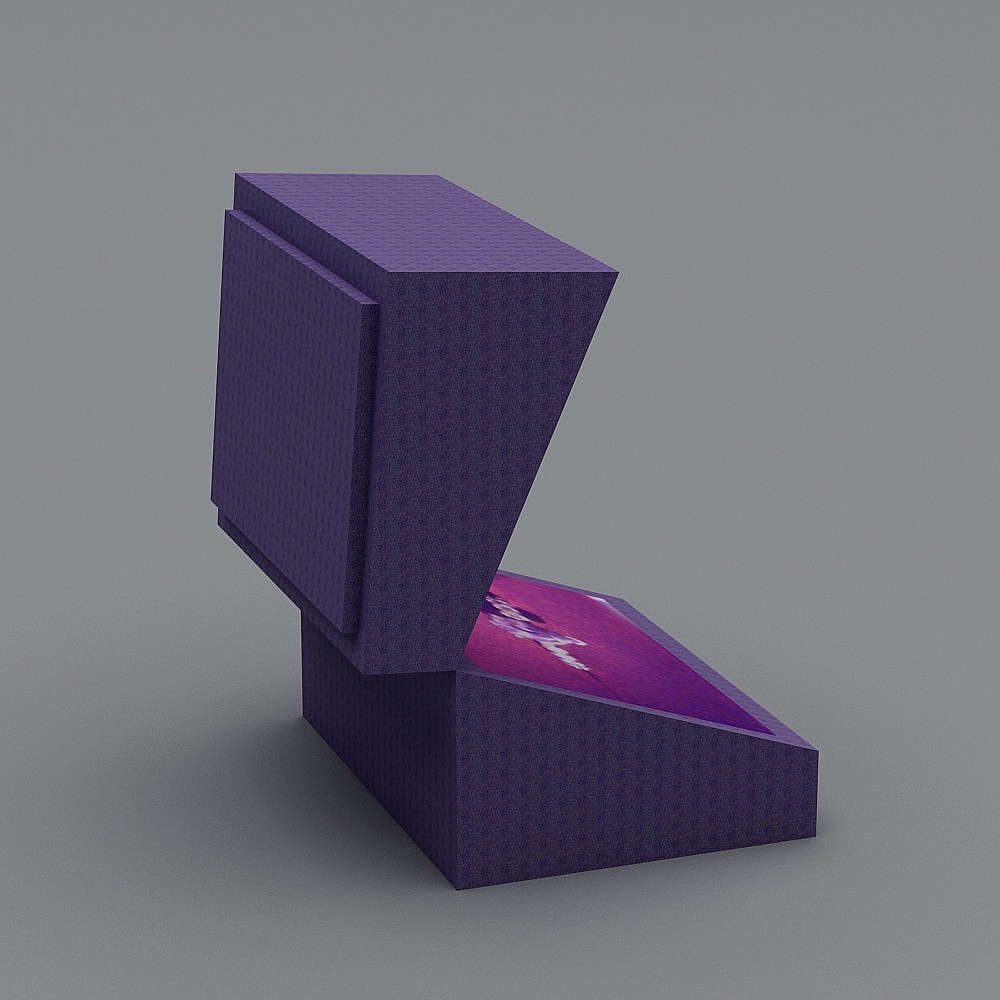 Elegant Low-Poly 3D Model with Unique Charm