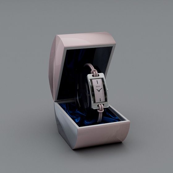 Stylish Seksy Watch Box 3D model for Elegant Spaces