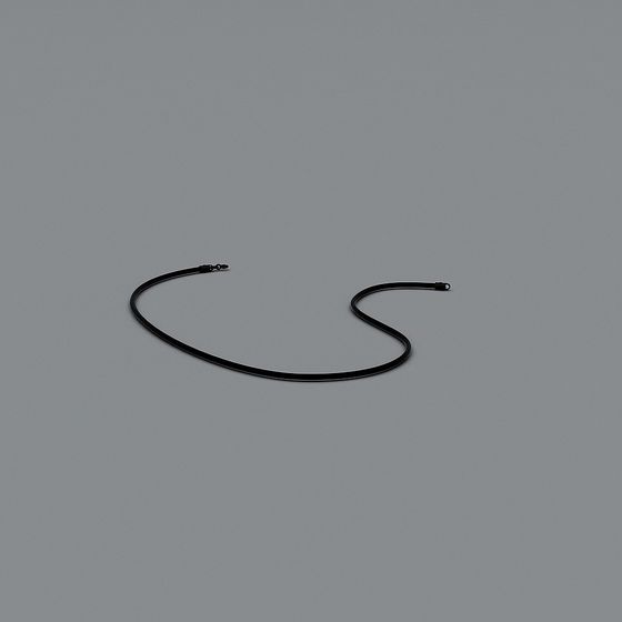 Elegant Low-Polygon 3D Necklace Model