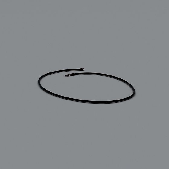 Elegant Low-Poly Necklace 3D model