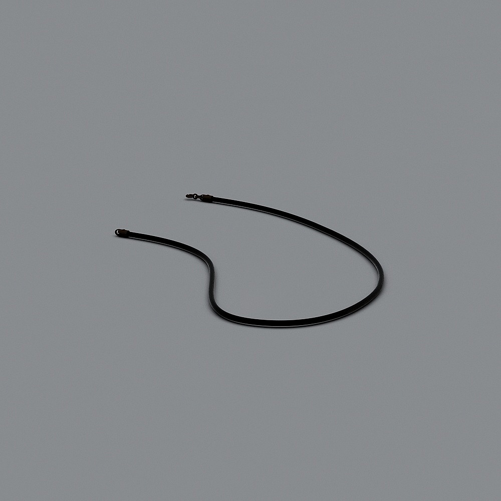 Elegant Low-Poly Necklace 3D model