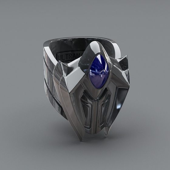 Timekeeper's Eye 3D model - Sci-Fi and Futurism Fusion