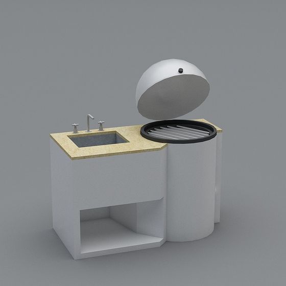 Urban Kitchen 3D model